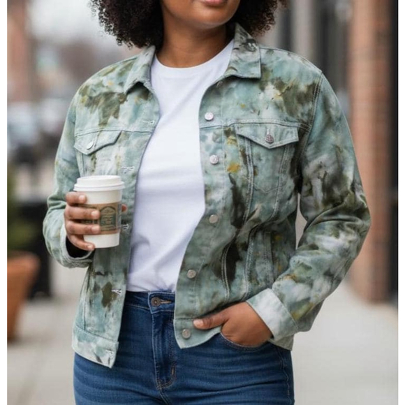 XTRA LARGE Unique and Stylish Upcycled Hand-Dyed - Picture 4 of 12